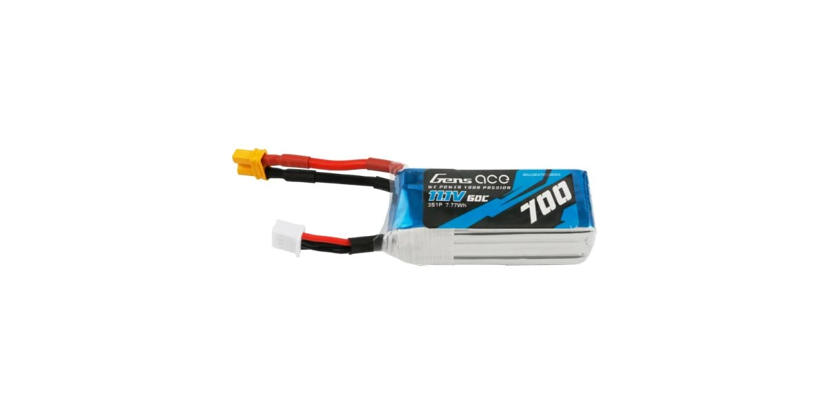 Kyosho Gens Ace Battery LiPo 3S 11.1V-700-60C(XT30) 58x22.5x23mm 52g 5 Kyosho Gens Ace Battery LiPo 3S 11.1V-700-60C(XT30) 58x22.5x23mm 52g - Image 5