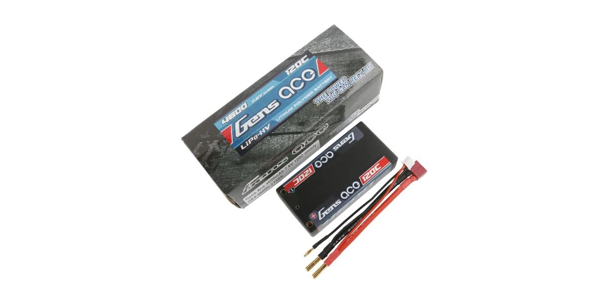 Kyosho Gens Ace Shorty 2S-7.6V-120C-4600 4mm 96x48x26mm 205g 2 Kyosho Gens Ace Shorty 2S-7.6V-120C-4600 4mm 96x48x26mm 205g - Image 2