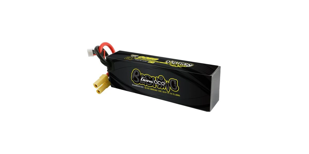 Kyosho Gens Ace Extreme Bashing LiPo 3S 11.1V-6800-120C EC5 157x47x34mm 530g 5 Kyosho Gens Ace Extreme Bashing LiPo 3S 11.1V-6800-120C EC5 157x47x34mm 530g - Image 5