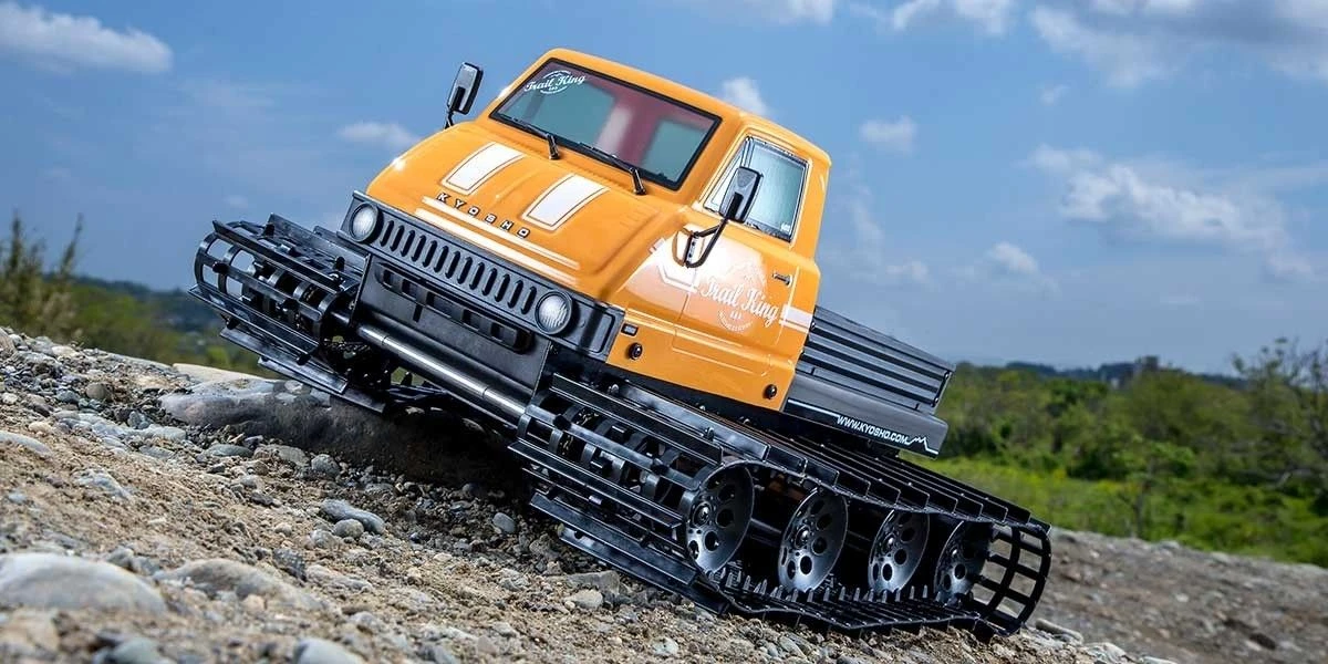 Kyosho Trail King 1:12 Readyset EP Belt Vehicle (KT431S) - T1 Yellow 5 Kyosho Trail King 1:12 Readyset EP Belt Vehicle (KT431S) - T1 Yellow - Image 5