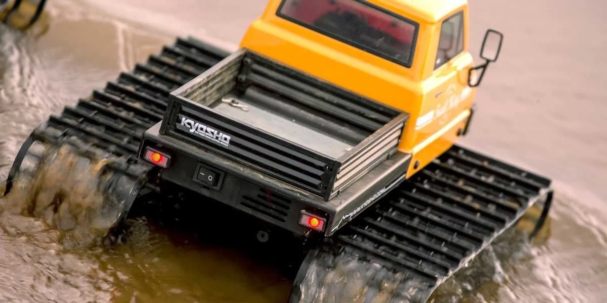 Kyosho Trail King 1:12 Readyset EP Belt Vehicle (KT431S) - T1 Yellow 8 Kyosho Trail King 1:12 Readyset EP Belt Vehicle (KT431S) - T1 Yellow - Image 8