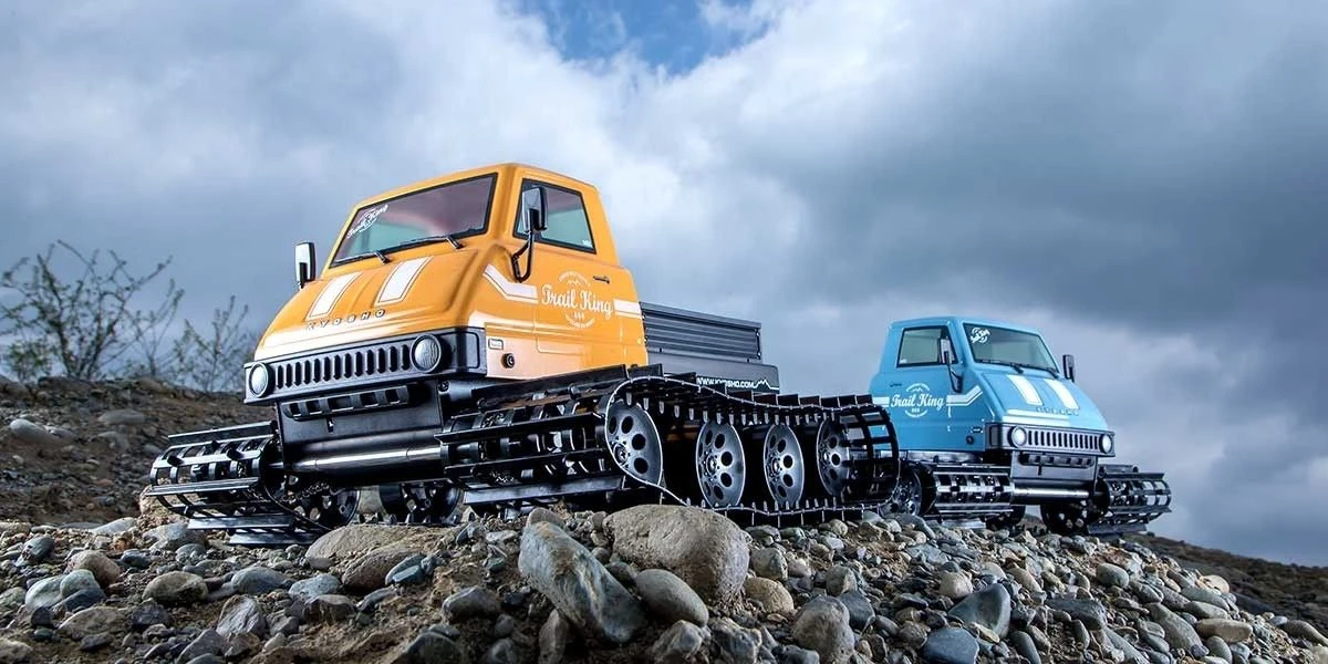 Kyosho Trail King 1:12 Readyset EP Belt Vehicle (KT431S) - T1 Yellow 9 Kyosho Trail King 1:12 Readyset EP Belt Vehicle (KT431S) - T1 Yellow - Image 9