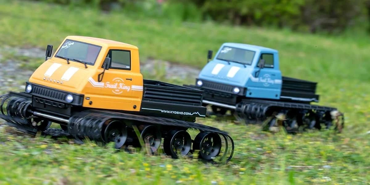 Kyosho Trail King 1:12 Readyset EP Belt Vehicle (KT431S) - T2 Blue 9 Kyosho Trail King 1:12 Readyset EP Belt Vehicle (KT431S) - T2 Blue - Image 9