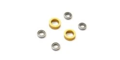 SP Wheel Shaft Double Bearing Set Kyosho EP Fantom (2) - Gold