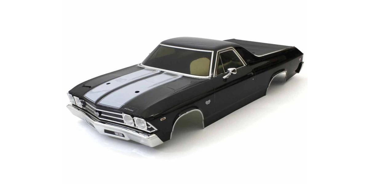 Kyosho Body Shell Set 1:10 Fazer FZ02L Chevy El Camino SS396 - Black 1 Kyosho Body Shell Set 1:10 Fazer FZ02L Chevy El Camino SS396 - Black