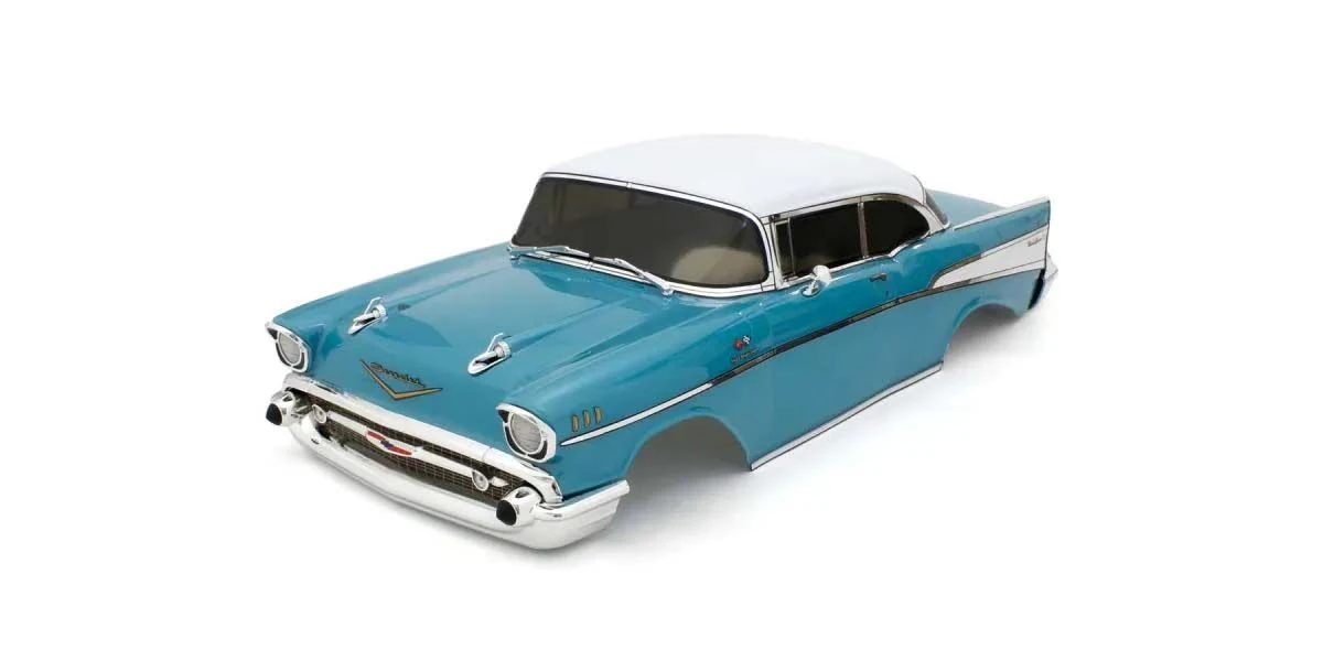 Kyosho Body Shell Set 1:10 Fazer FZ02L Chevy Bel Air Coupe 1957 Turquoise 1 Kyosho Body Shell Set 1:10 Fazer FZ02L Chevy Bel Air Coupe 1957 Turquoise