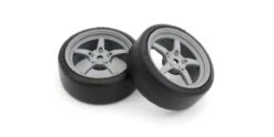 Kyosho Pre-Glued Drift Tyres FZ02 5-Spoke Racing 1:10 Fazer 2.0 (2)