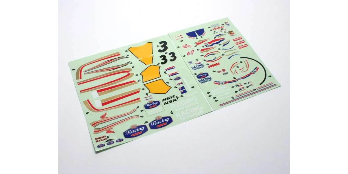 Kyosho DECAL SHEET HONDA NSR DOOHAN 1 Kyosho DECAL SHEET HONDA NSR DOOHAN