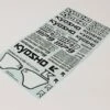 Decal Sheet Kyosho Inferno MP9 TKI4