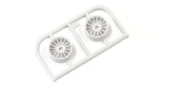 Kyosho WHEELS SET WHITE MINI-Z AWD - NARROW 0 OFFSET (2)