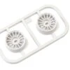 Kyosho WHEELS SET WHITE MINI-Z AWD - NARROW 2.5 OFFSET (2)