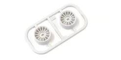 Kyosho WHEELS SET WHITE MINI-Z AWD - WIDE 0 OFFSET (2)