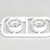 Wheels Set Kyosho Mini-Z MR03 Narrow-Offset 1.0 (2) White