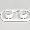 Wheels Set Kyosho Mini-Z MR03 Wide-Offset 2.0 (2) White