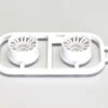 Wheels Set Kyosho Mini-Z MR03 Wide-Offset 3.0 (2) White