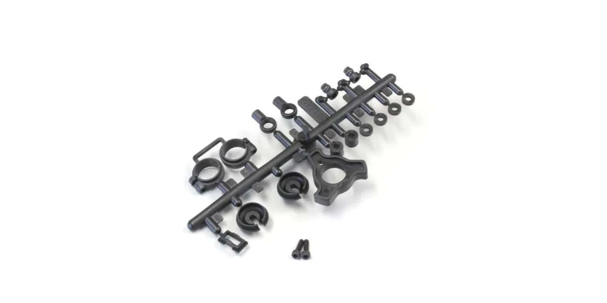 Shock Plastic Parts Set Kyosho Optima - Black 1 Shock Plastic Parts Set Kyosho Optima - Black