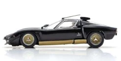 Kyosho 1:43 Lamborghini Miura SVR 1970 Black-Gold -Toys - Kyosho KS03203BKG 2
