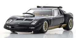Kyosho 1:43 Lamborghini Miura SVR 1970 Black-Gold -Toys - Kyosho KS03203BKG 5