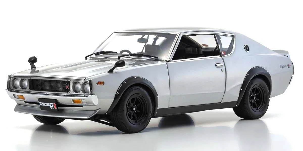 Kyosho 1:18 Nissan Skyline 2000 GT-R (KPGC110) 1973 Silver 1 Kyosho 1:18 Nissan Skyline 2000 GT-R (KPGC110) 1973 Silver