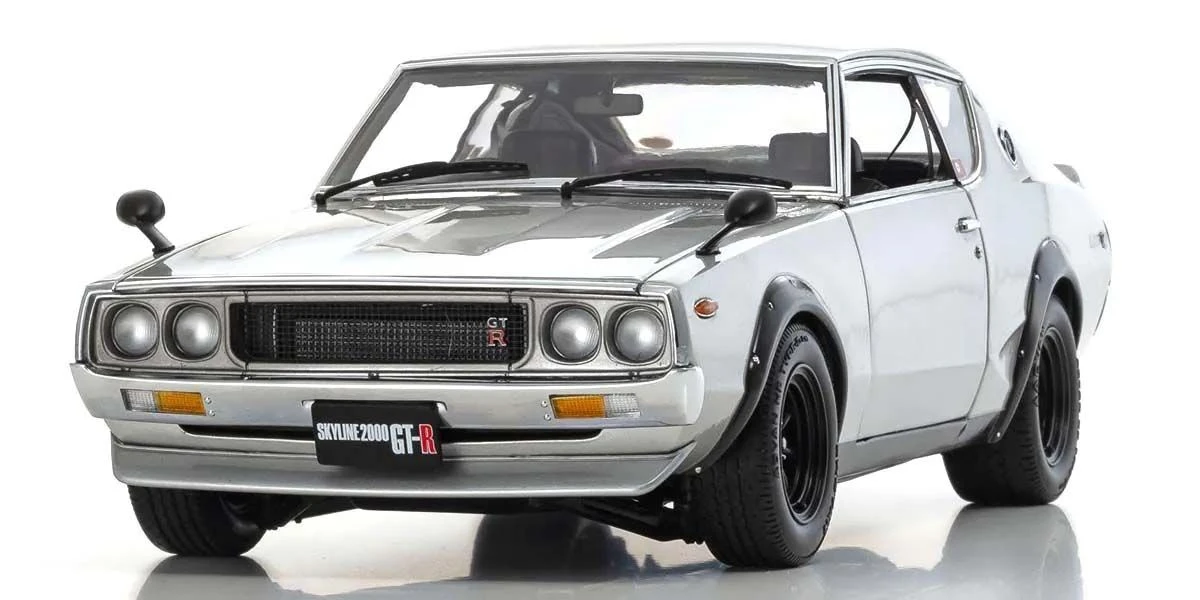 Kyosho 1:18 Nissan Skyline 2000 GT-R (KPGC110) 1973 Silver 7 Kyosho 1:18 Nissan Skyline 2000 GT-R (KPGC110) 1973 Silver - Image 7