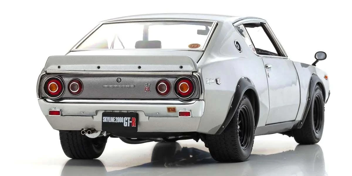 Kyosho 1:18 Nissan Skyline 2000 GT-R (KPGC110) 1973 Silver 8 Kyosho 1:18 Nissan Skyline 2000 GT-R (KPGC110) 1973 Silver - Image 8