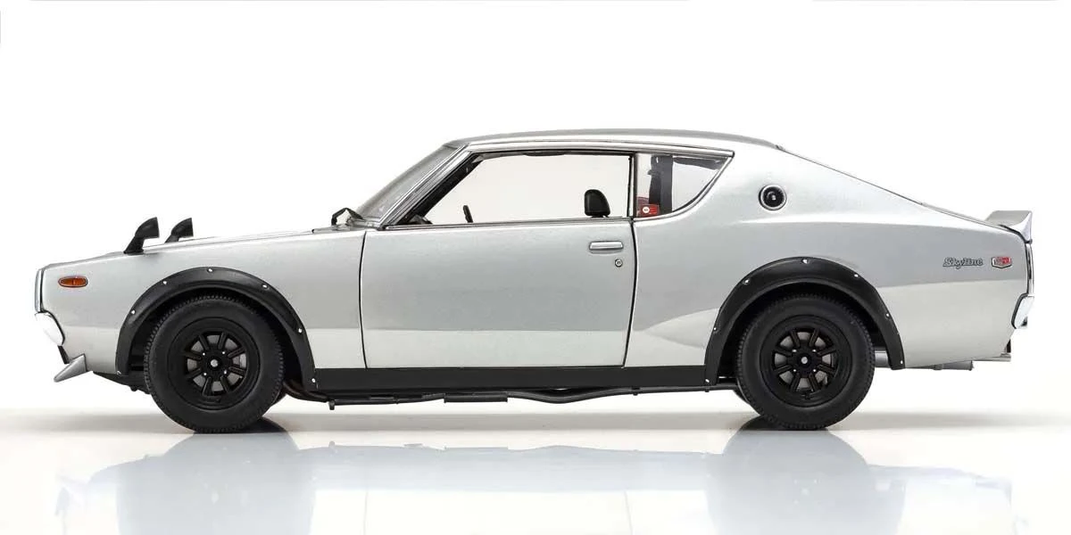 Kyosho 1:18 Nissan Skyline 2000 GT-R (KPGC110) 1973 Silver 9 Kyosho 1:18 Nissan Skyline 2000 GT-R (KPGC110) 1973 Silver - Image 9