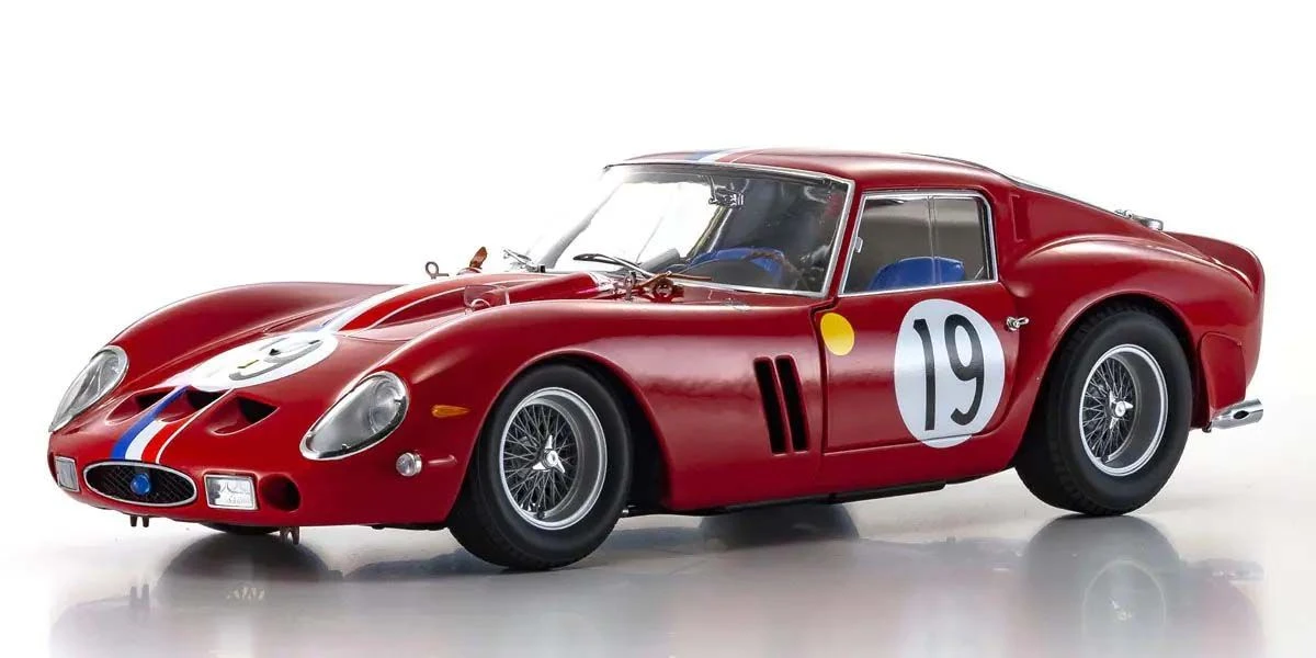 Kyosho 1:18 Ferrari 250 GTO Winner GT LM 1962 Nr.19 Noblet/Guichet 2 Kyosho 1:18 Ferrari 250 GTO Winner GT LM 1962 Nr.19 Noblet/Guichet - Image 2