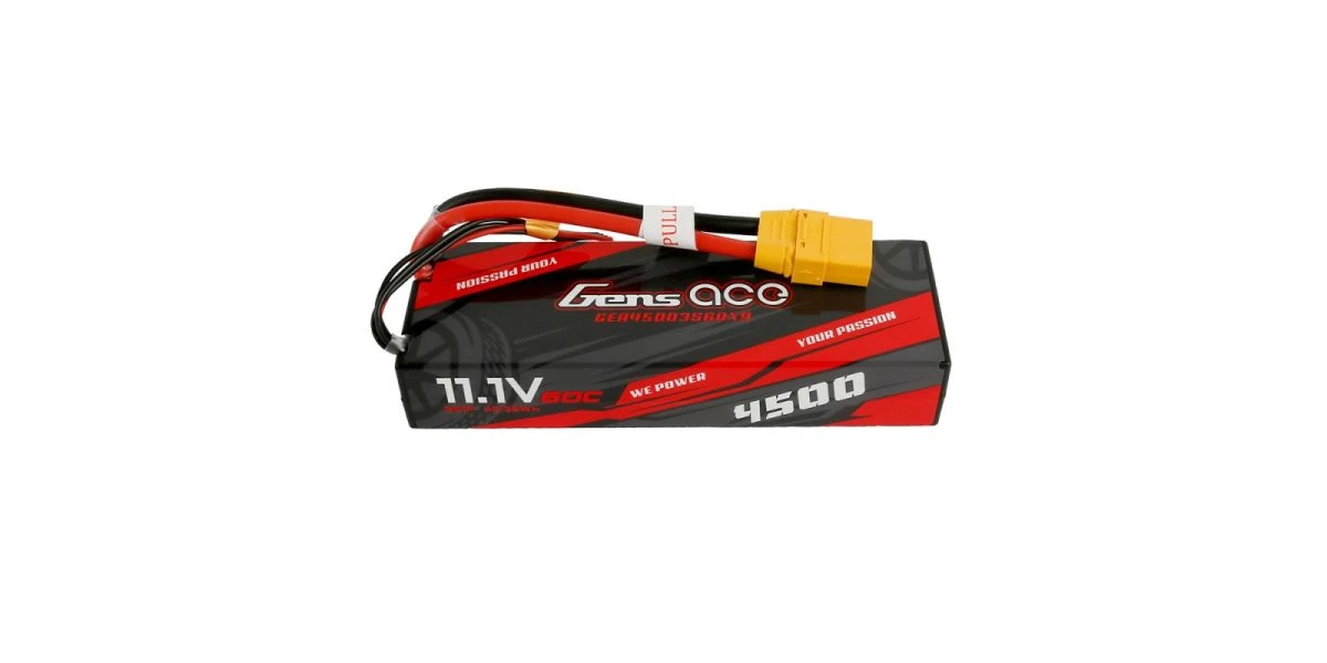 Kyosho Gens Ace Bashing LiPo 3S 11.1V-4500-60C (XT90) 138x47x25mm 306g 1 Kyosho Gens Ace Bashing LiPo 3S 11.1V-4500-60C (XT90) 138x47x25mm 306g